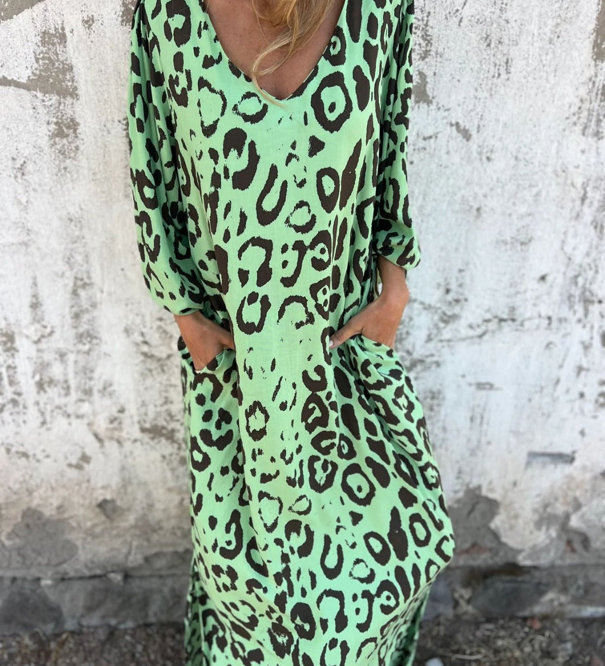 Fiona | Rochie lungă imprimată
