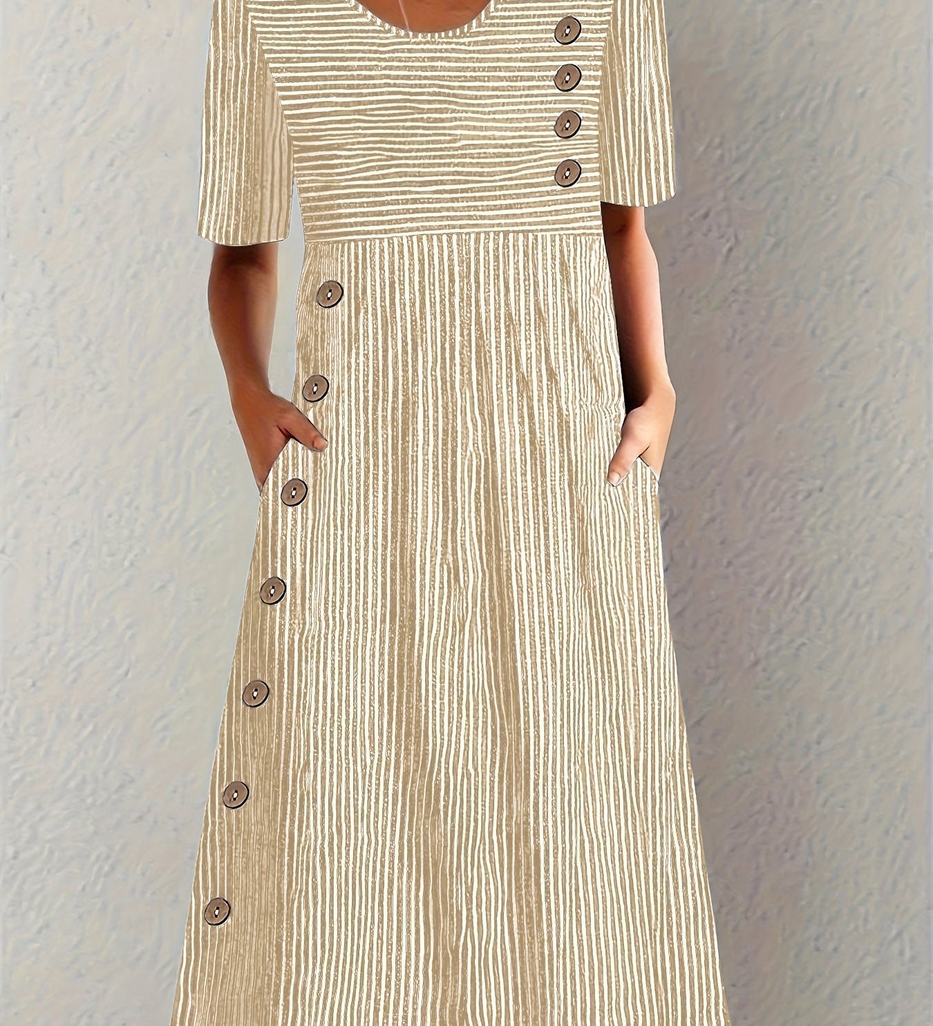 Belle | Rochie de vară în dungi