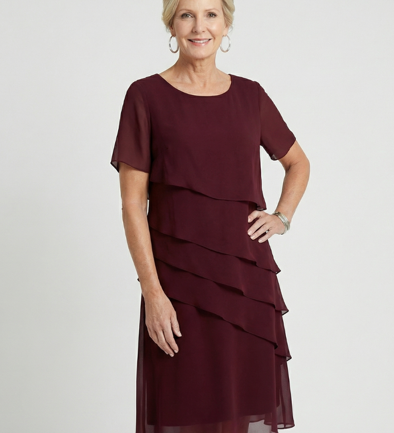Bea | Rochie Midi Moale cu Contur