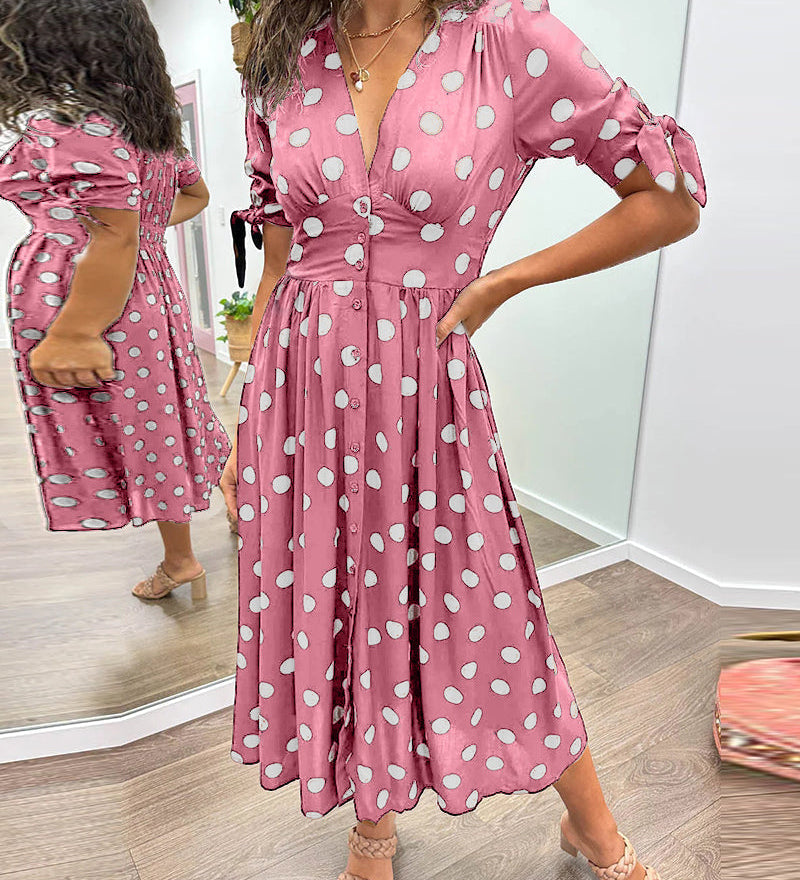 Anna | Rochie de vară cu buline