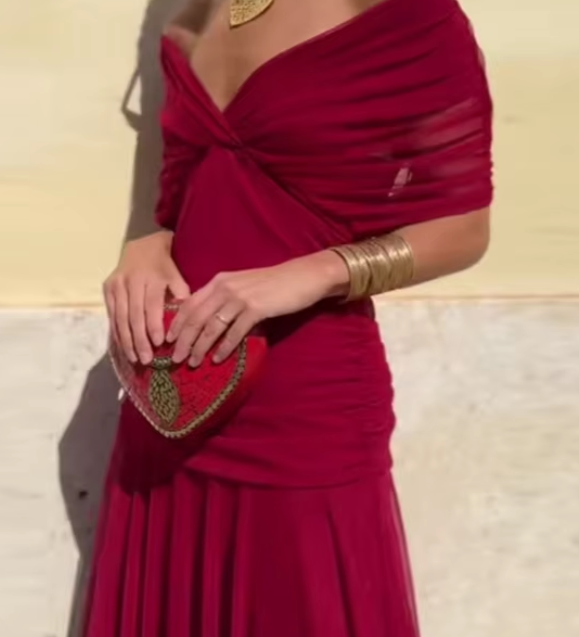 Rochie Luisa cu Decolteu în V