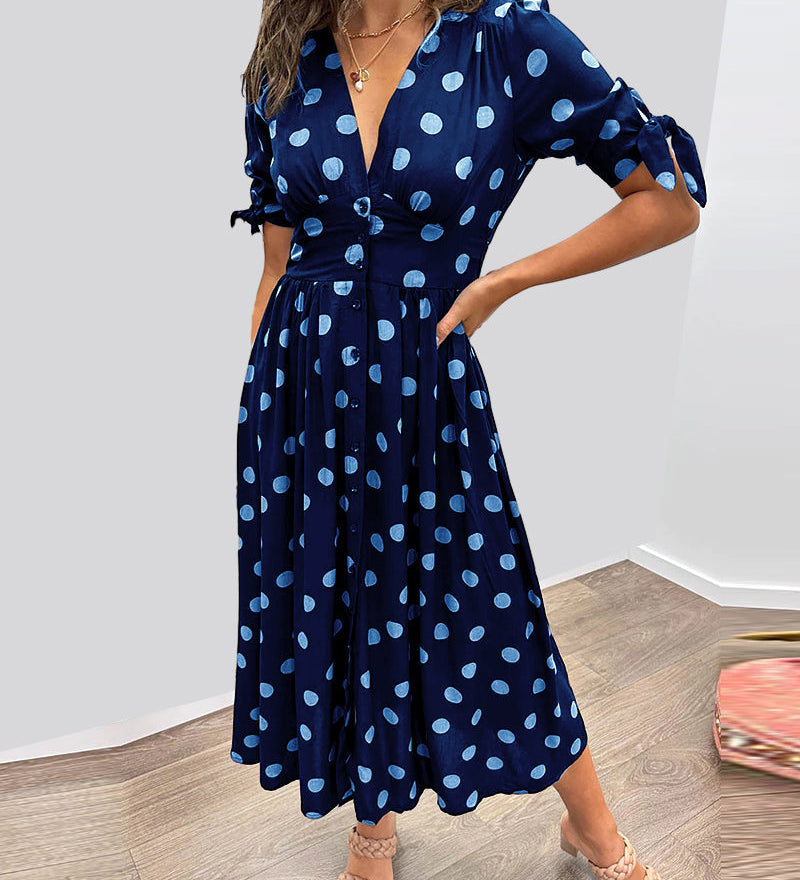 Anna | Rochie de vară cu buline