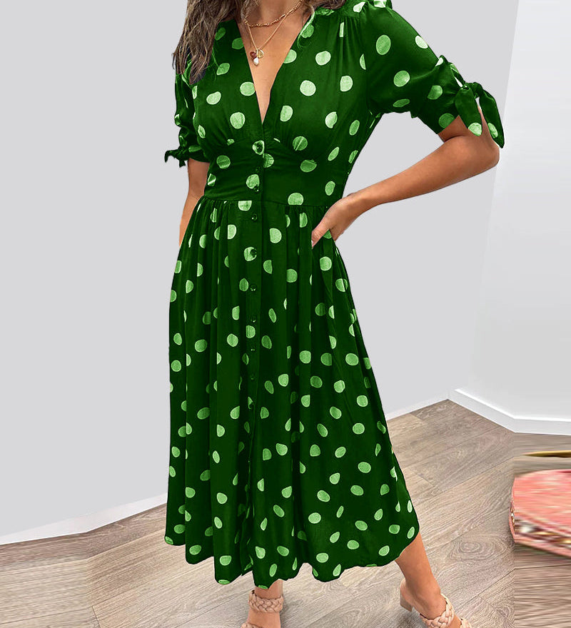 Anna | Rochie de vară cu buline