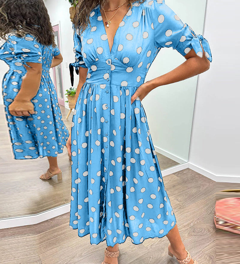 Anna | Rochie de vară cu buline