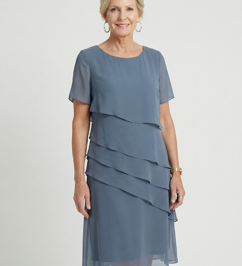 Bea | Rochie Midi Moale cu Contur