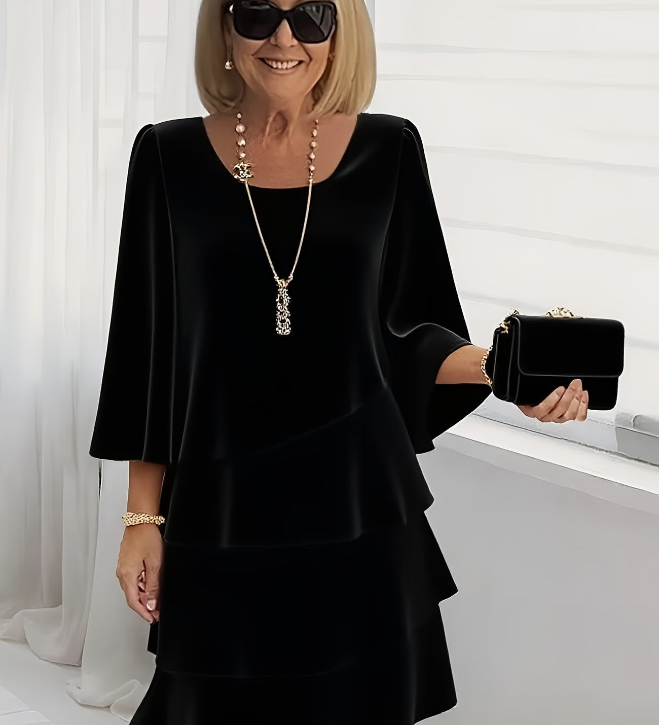 Anett – rochie plisată