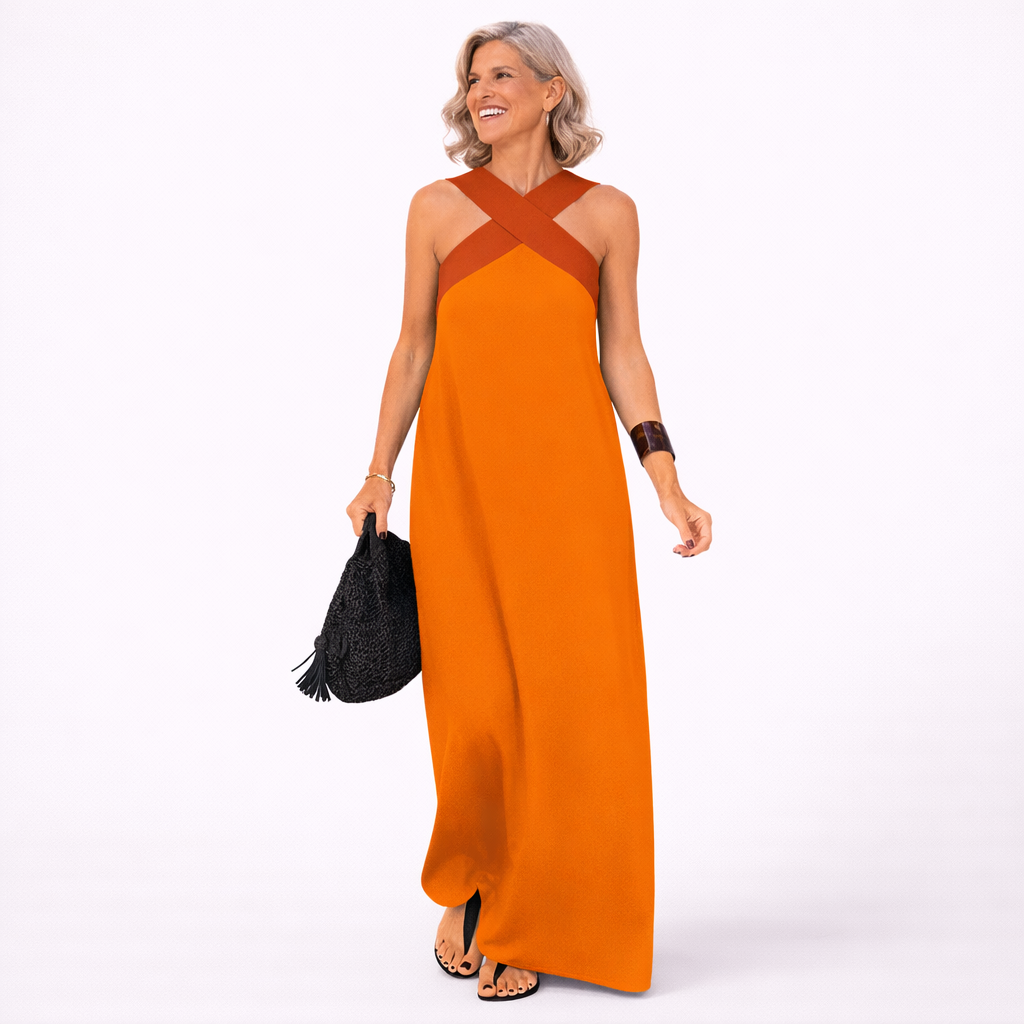 Réka – rochie cu decolteu încrucișat
