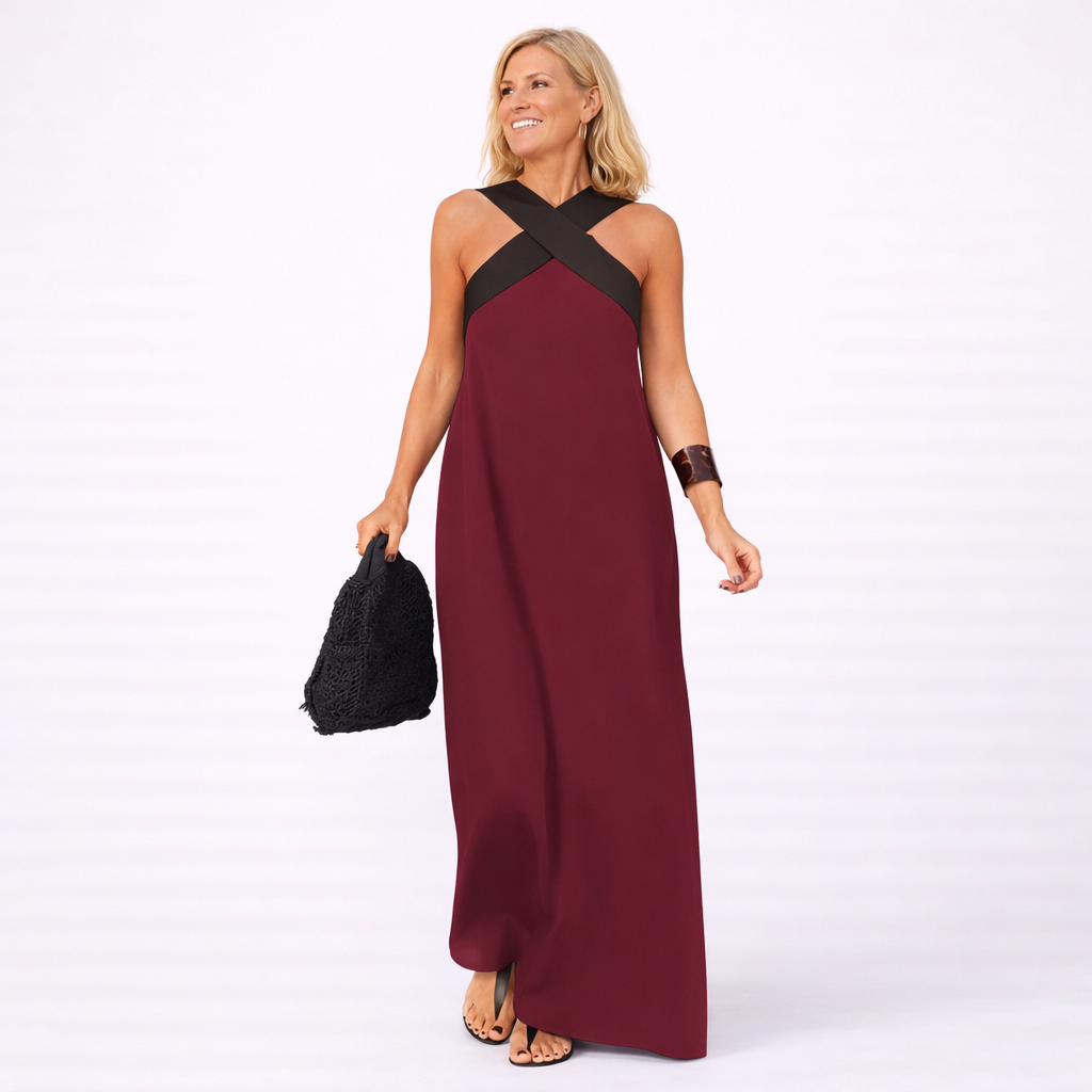 Réka – rochie cu decolteu încrucișat