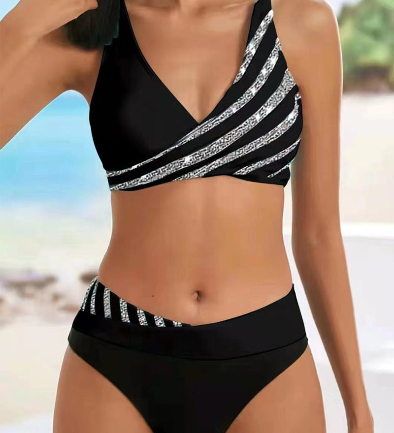Mona – Bikini imprimat în tonuri calde