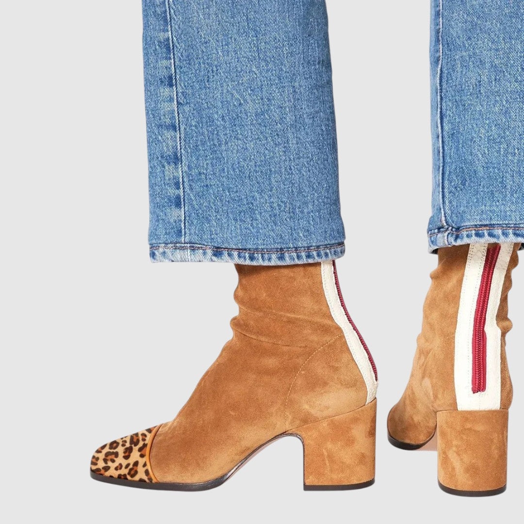 Mara – Botine Elegante din Piele Întoarsă