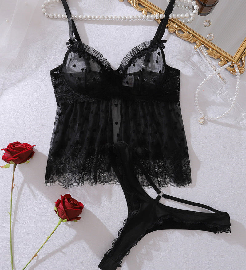 Rosa™ | Set Top din Mesh Sensual & Slip