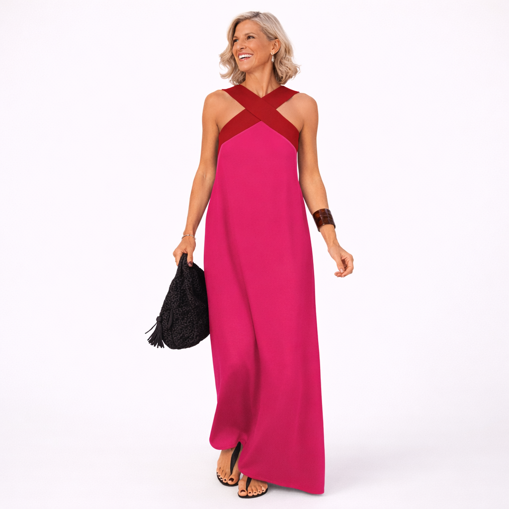 Réka – rochie cu decolteu încrucișat