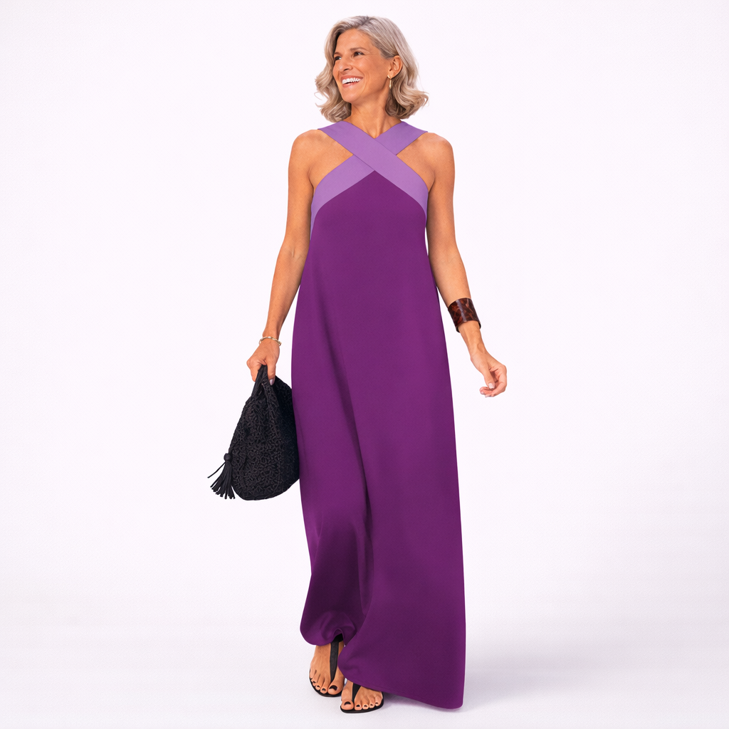 Réka – rochie cu decolteu încrucișat