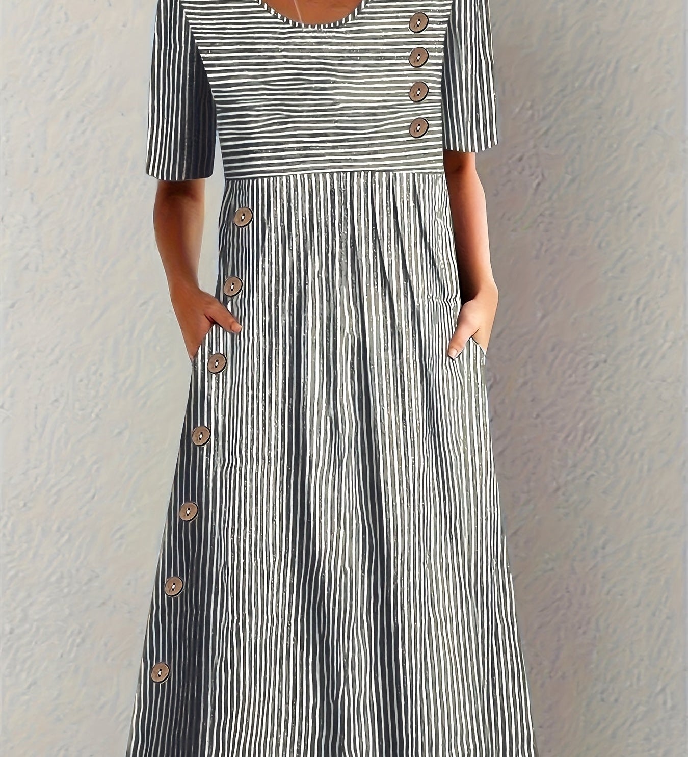 Belle | Rochie de vară în dungi