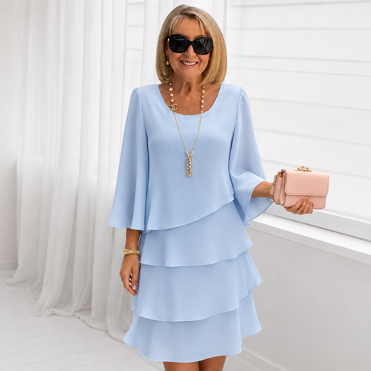 Anett – rochie plisată