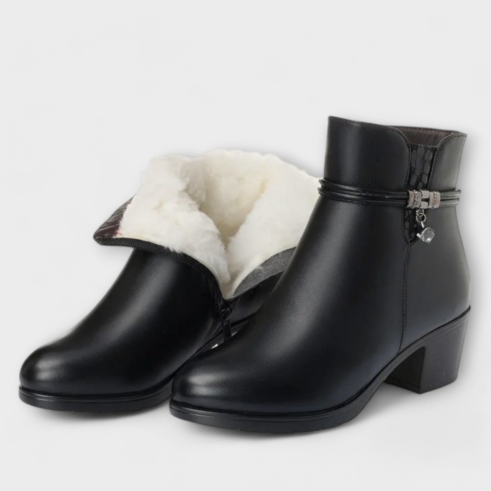 Emilia – Botine elegante de iarnă cu fermoar