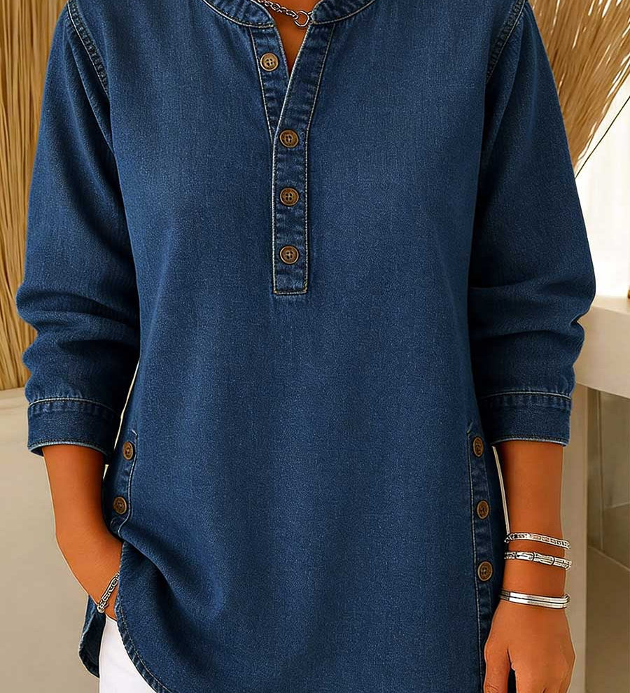 Paloma | Cămașă Denim Casual Morbida