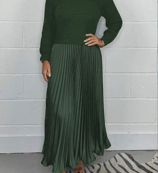 Maeve | Rochie Maxi Plisată