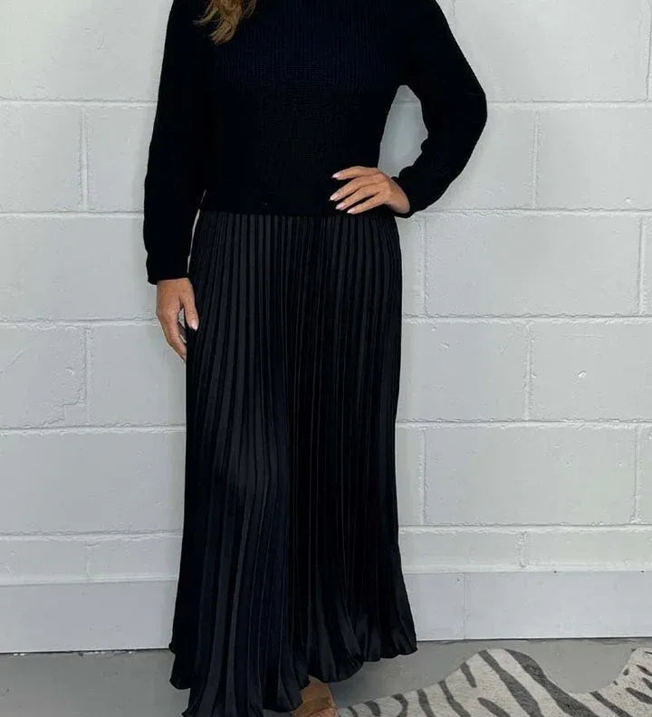 Maeve | Rochie Maxi Plisată