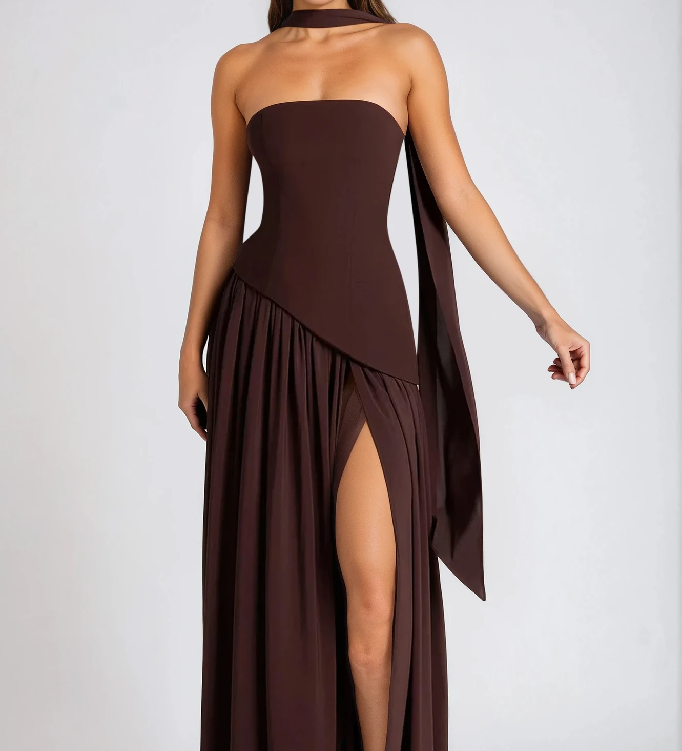 Mariah | Rochie Lungă Elegantă