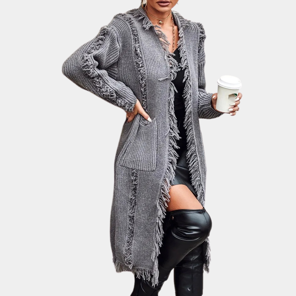 Rachel | Cardigan lung elegant